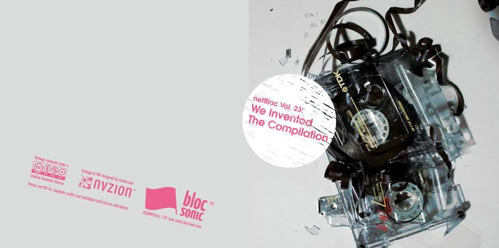 Album Insert for “netBloc Volume 23 (We Invented The Compilation)” by Various Artists