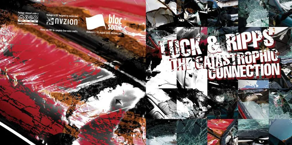 Album Insert for “The Catastrophic Connection” by Luck & Ripps