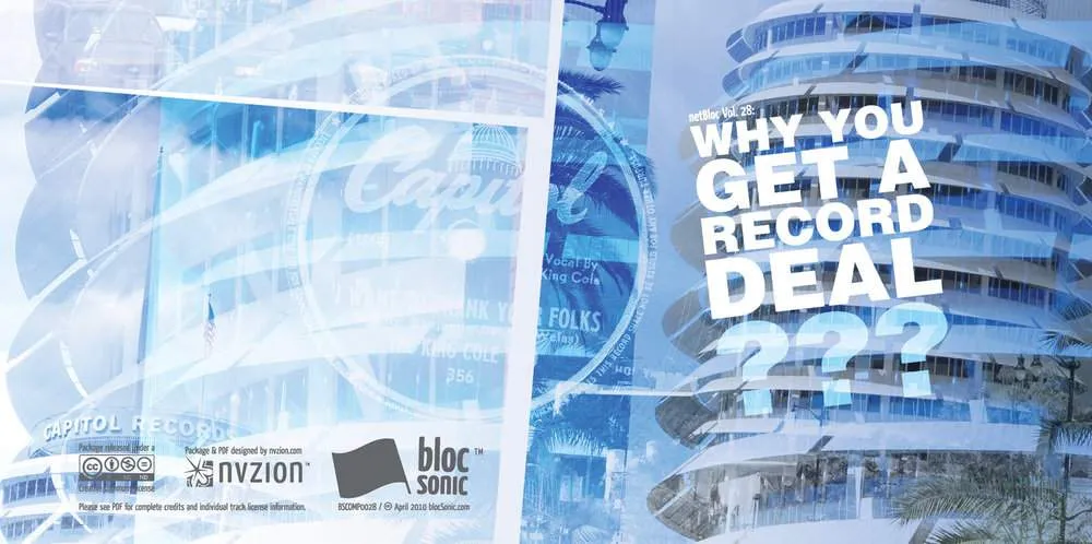 Album Insert for “netBloc Volume 28 (Why You Get A Record Deal?)” by Various Artists