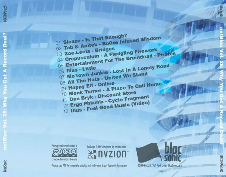 Album Traycard for “netBloc Volume 28 (Why You Get A Record Deal?)” by Various Artists