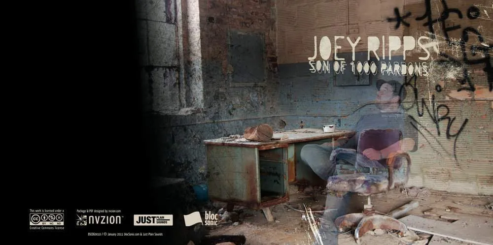 Album insert for “Son Of 1,000 Pardons” by Joey Ripps