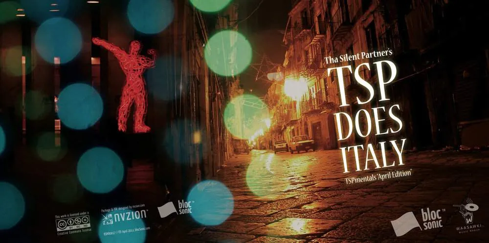 Album insert for “TSP Does Italy” by Tha Silent Partner
