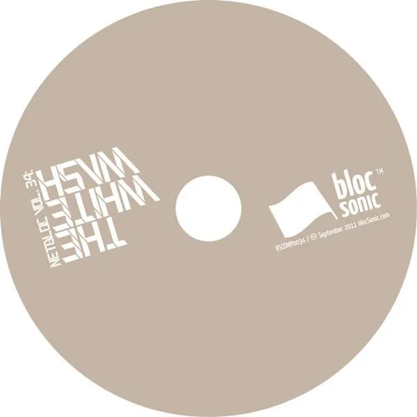 Album disc for “netBloc Vol. 34: The Whitewash” by Various Artists