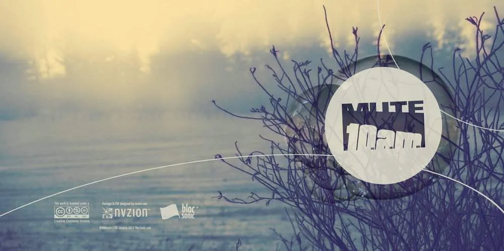 Album insert for “10 A.M.” by MUTE