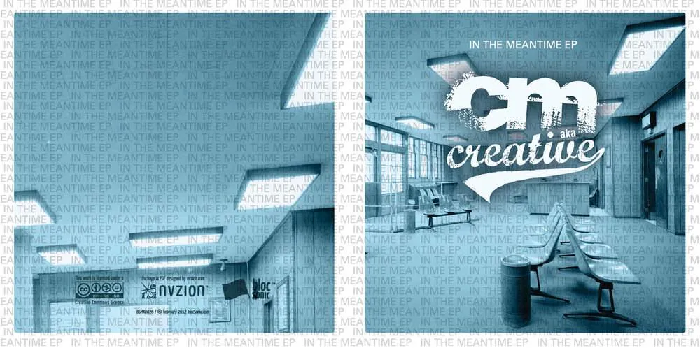 Album insert for “In The Meantime EP” by CM aka Creative