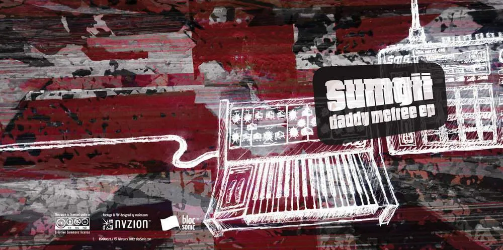 Album insert for “Daddy McFree EP” by sumgii