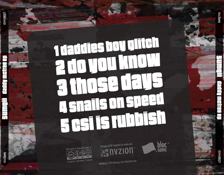 Album traycard for “Daddy McFree EP” by sumgii