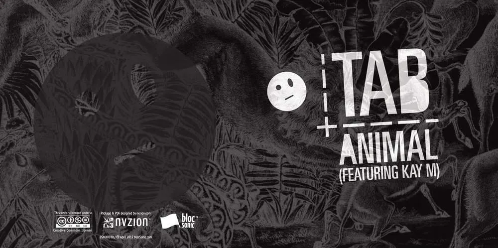 Album insert for “Animal (Featuring Kay M)” by Tab