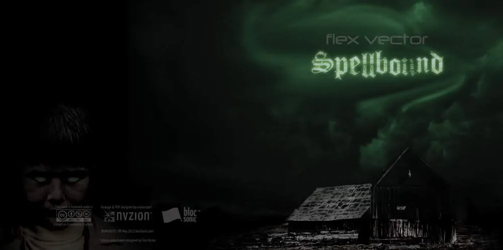 Album insert for “Spellbound” by Flex Vector