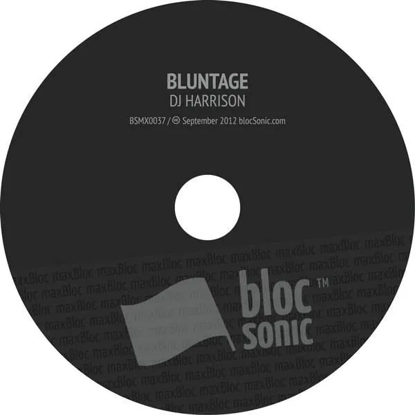 Album disc for “Bluntage” by DJ Harrison