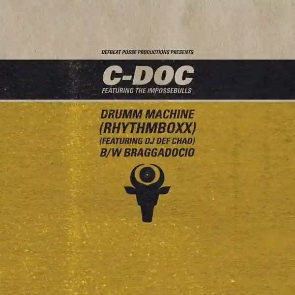 Album cover for “Drumm Machine (RhythmBoxx) (Featuring DJ Def Chad)” by C-Doc