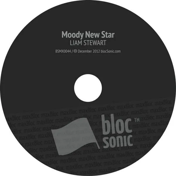 Album disc for “Moody New Star” by Liam Stewart