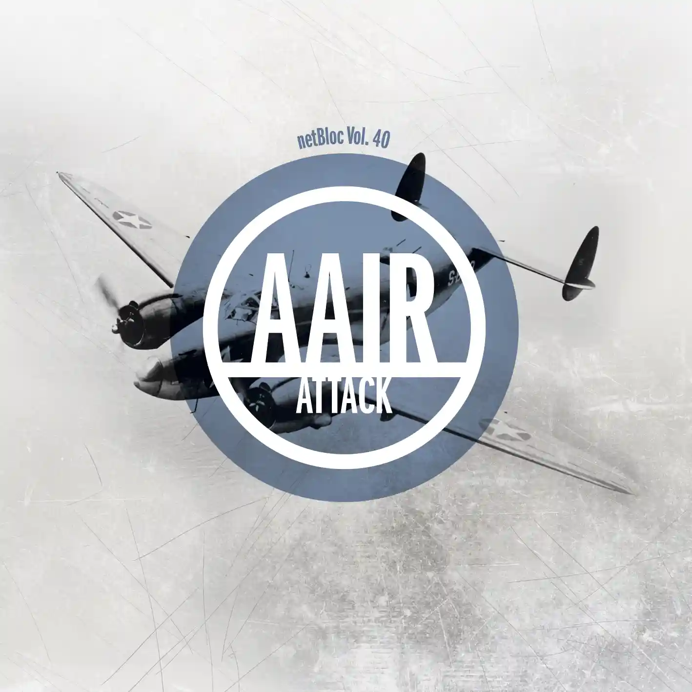 Album cover for “netBloc Vol. 40: AAIR Attack” by Various Artists
