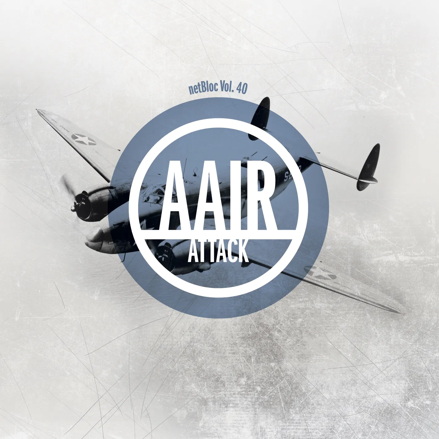 Album cover for “netBloc Vol. 40: AAIR Attack” by Various Artists