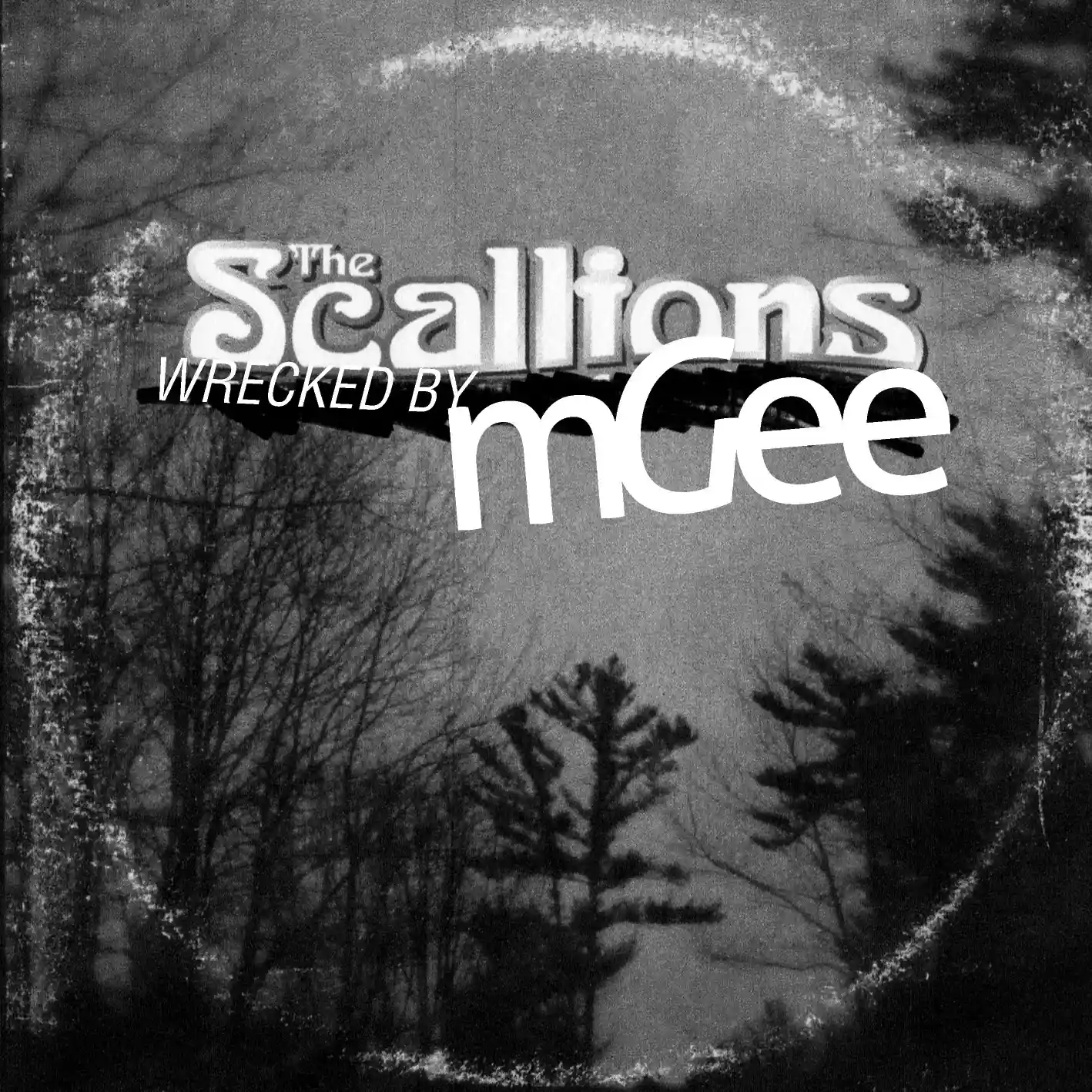 Album cover for “Wrecked by mGee” by The Scallions