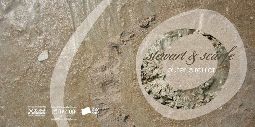Album insert for “Outer Circular” by Stewart & Scarfe
