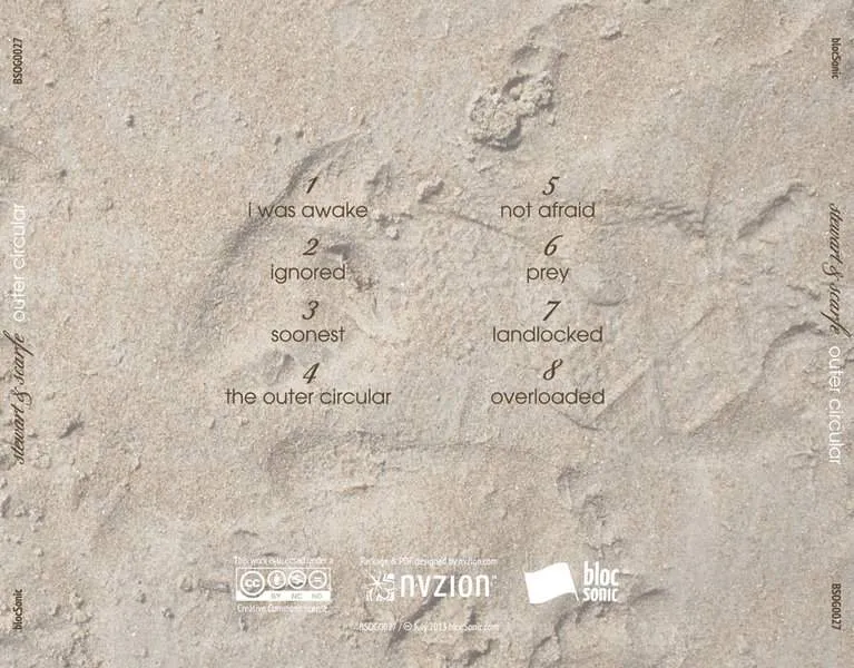 Album traycard for “Outer Circular” by Stewart & Scarfe