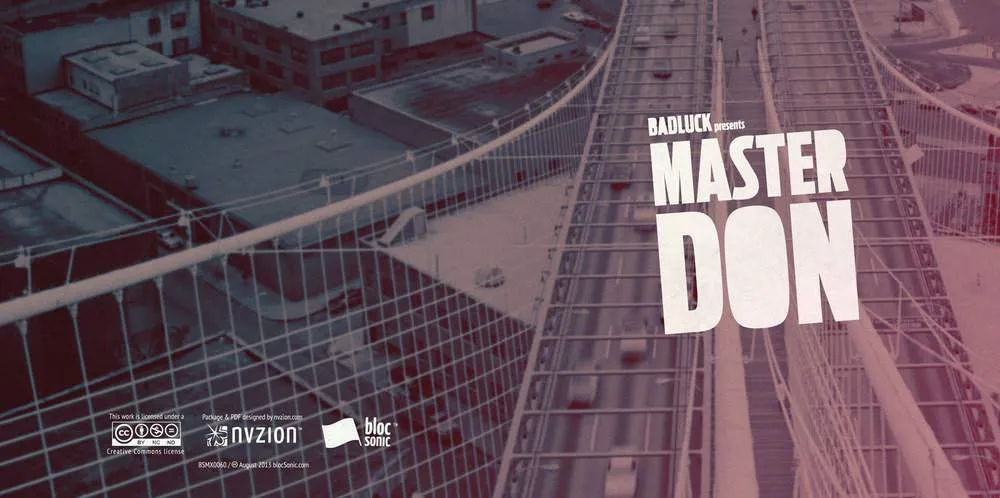 Album insert for “Master Don” by BADLUCK