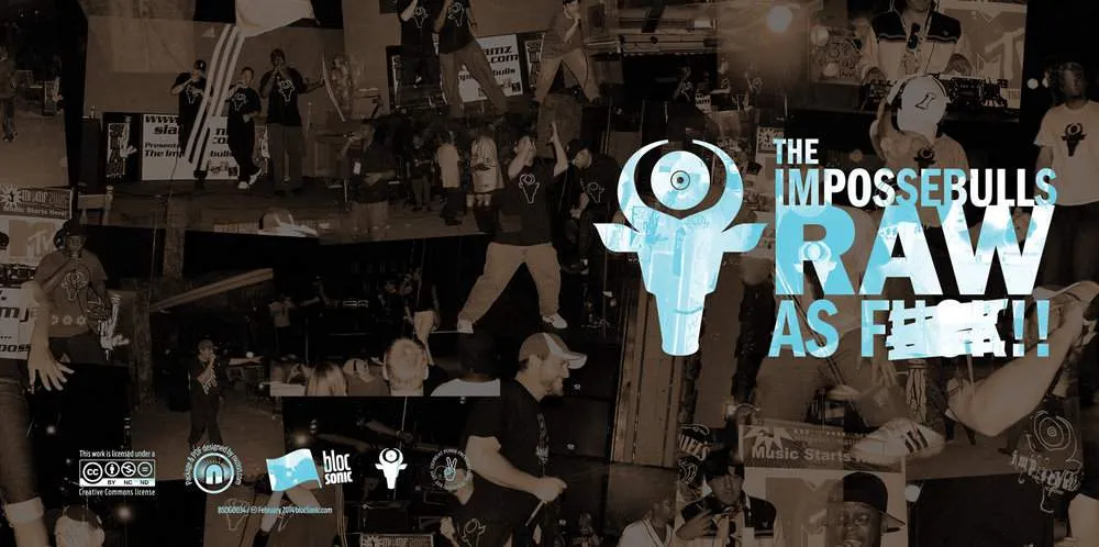 Album insert for “Raw As F**k” by The Impossebulls