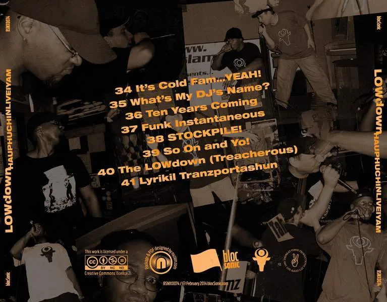 Album traycard for “HAUPHUCHINLIVEIYAM” by LOWdown