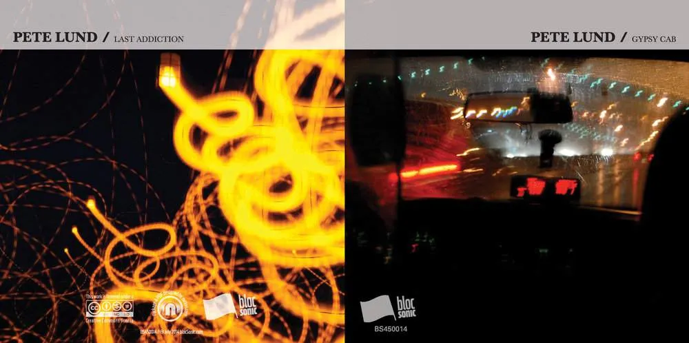 Album insert for “Gypsy Cab” by Pete Lund
