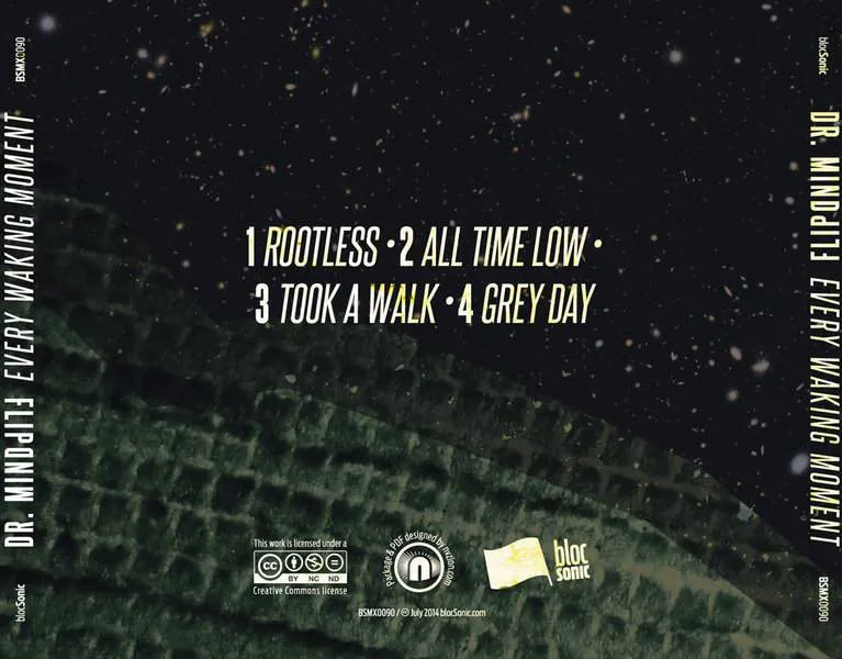 Album traycard for “Every Waking Moment” by Dr. Mindflip