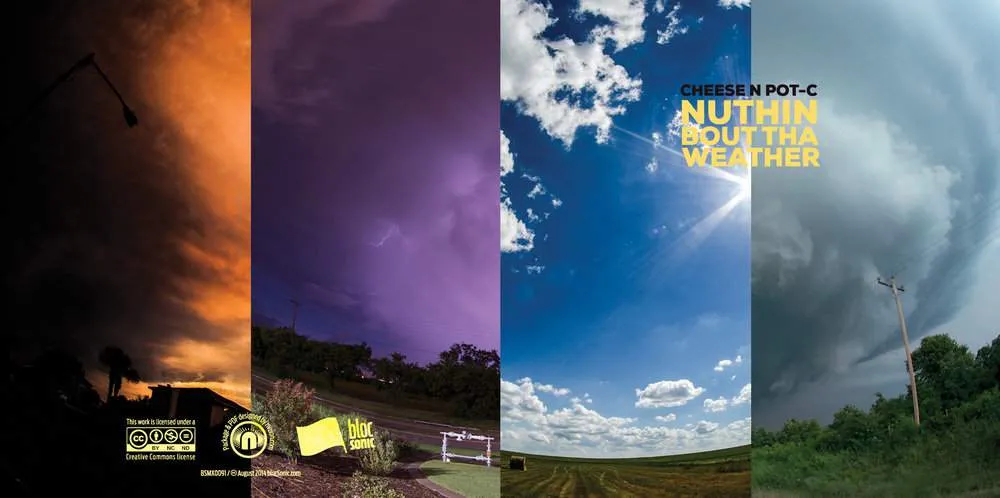 Album insert for “Nuthin Bout Tha Weather” by Cheese N Pot-C