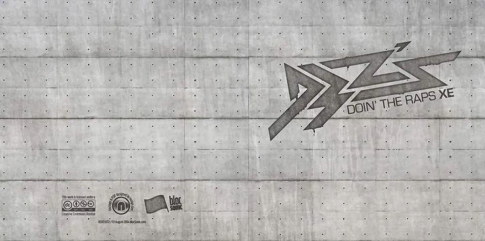 Album insert for “Doin' The Raps XE” by D3Zs