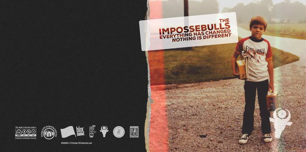 Album insert for “Everything Has Changed; Nothing Is Different” by The Impossebulls