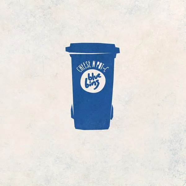 Album cover for “Blue Bins” by Cheese N Pot-C