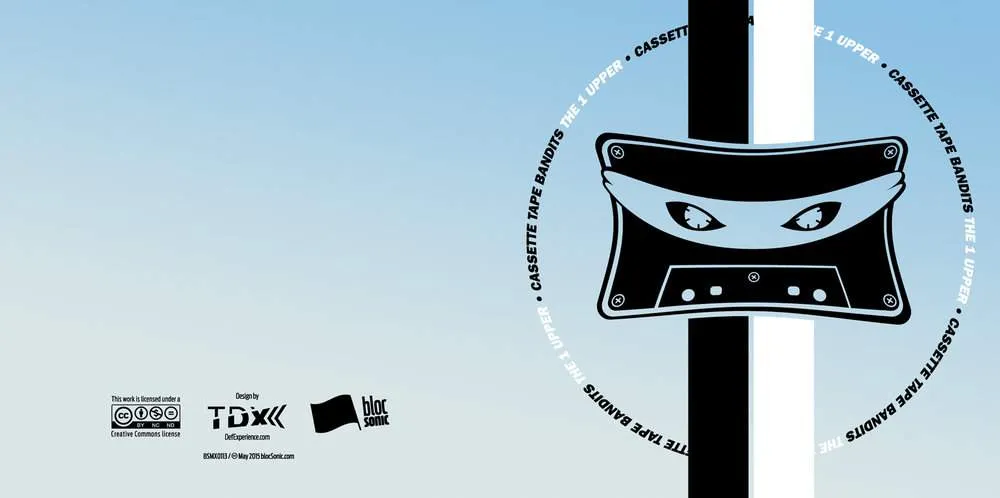 Album insert for “The 1 Upper” by Cassette Tape Bandits