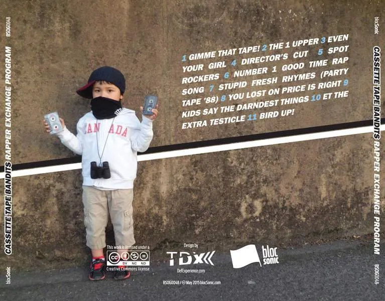 Album traycard for “Rapper Exchange Program” by Cassette Tape Bandits