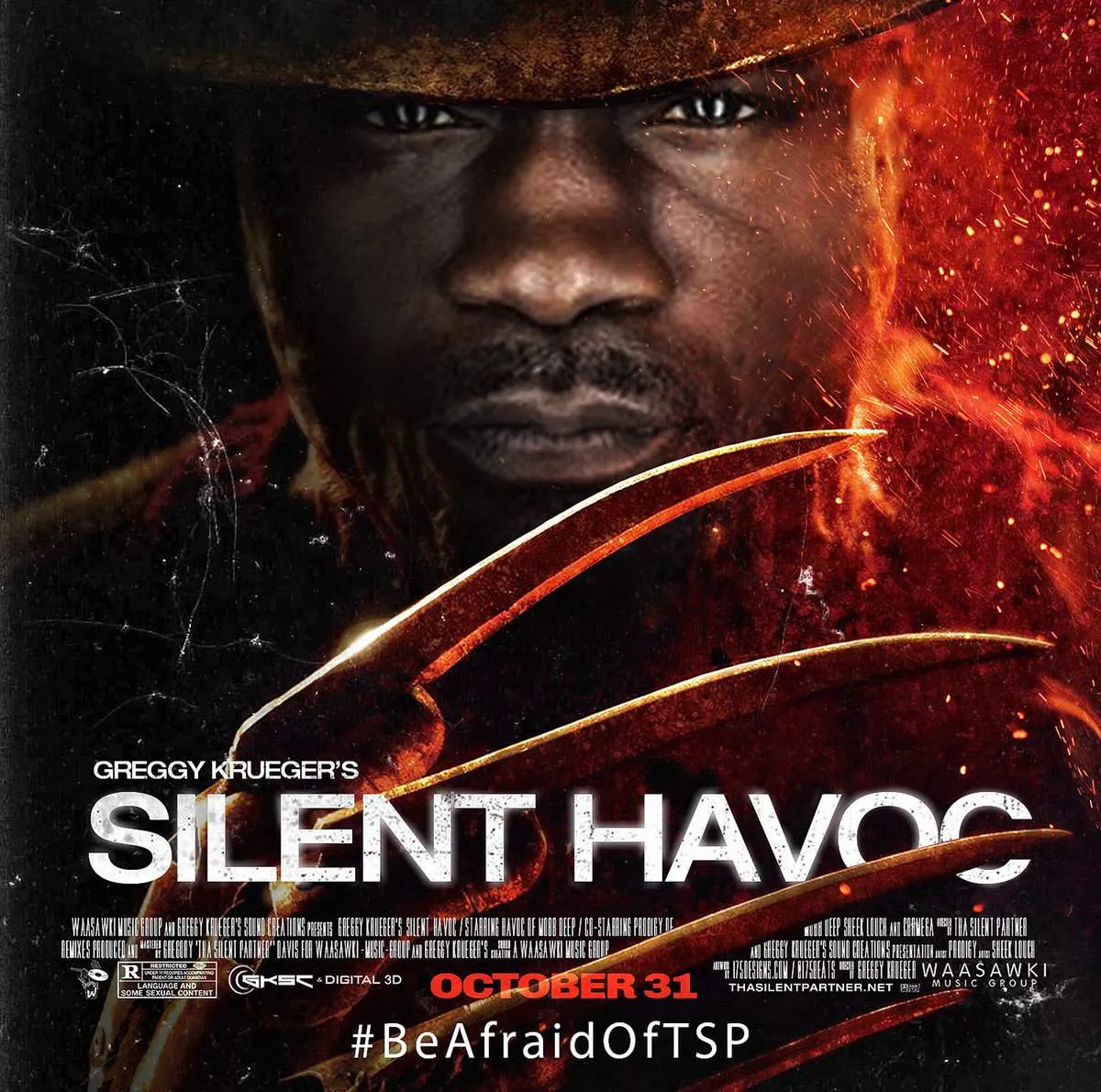 Cover art for Greggy Krueger's SILENT HAVOC Starring Havoc of Mobb Deep