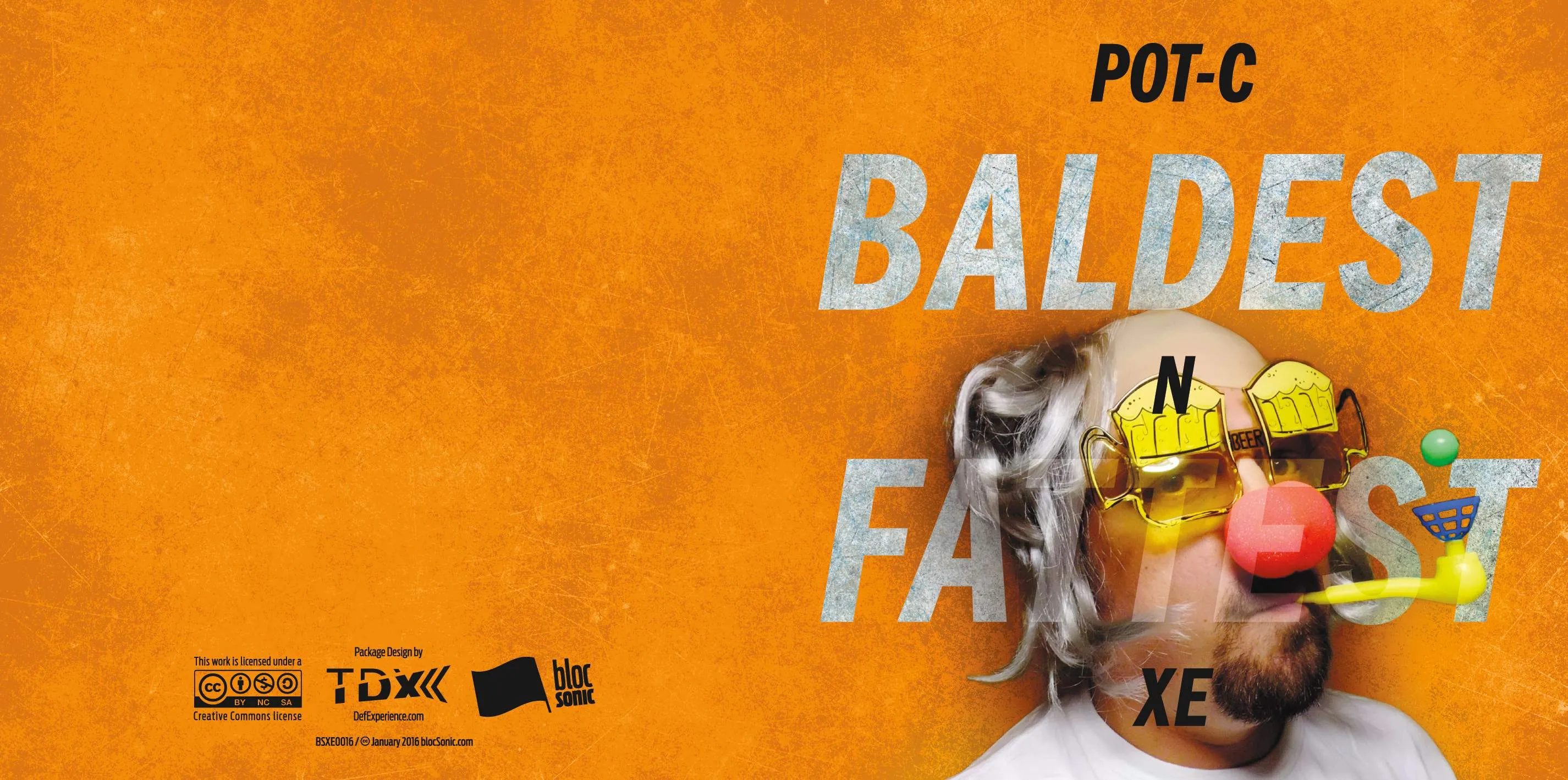 Album insert for “Baldest N Fattest XE” by Pot-C