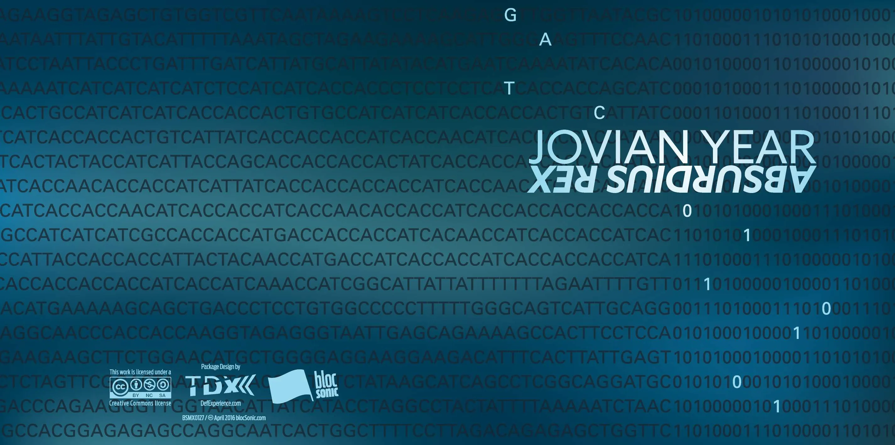 Album insert for “Absurdius Rex” by Jovian Year