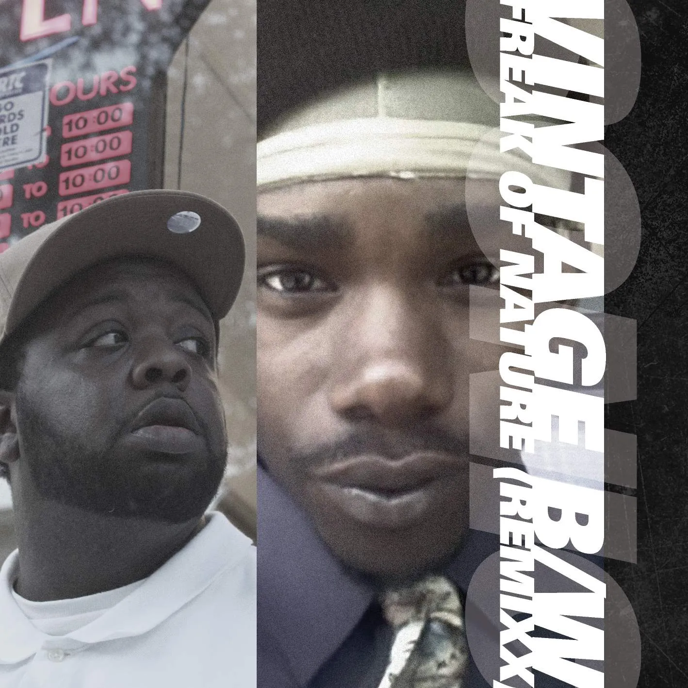 Album cover for “Vintage b/w Freak Of Nature (Remixx)” by C-Doc