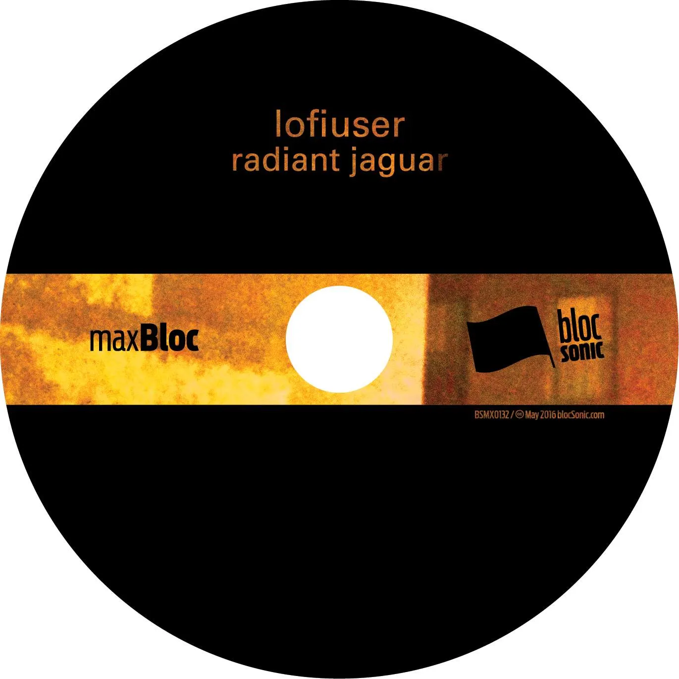 Album disc for “Radiant Jaguar” by Lofiuser