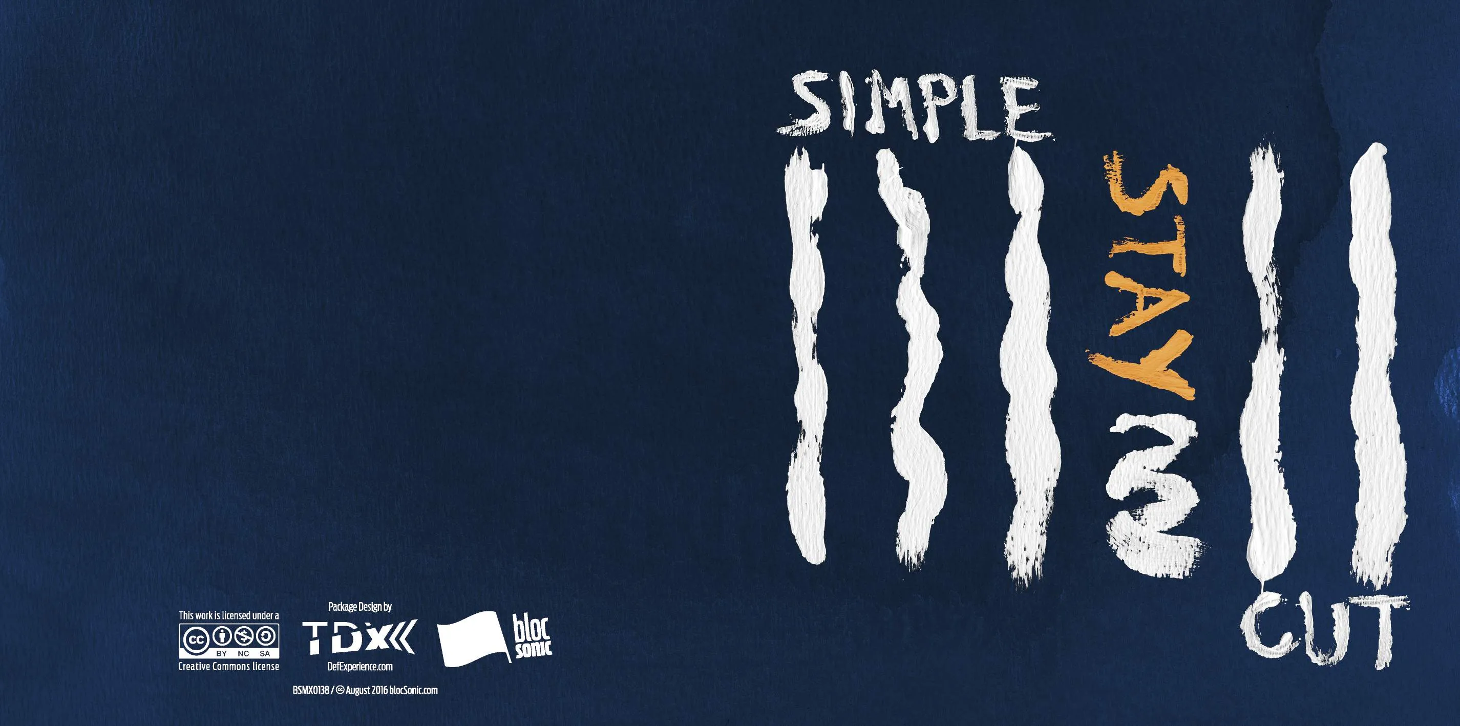 Album insert for “Stay” by Simple CUT