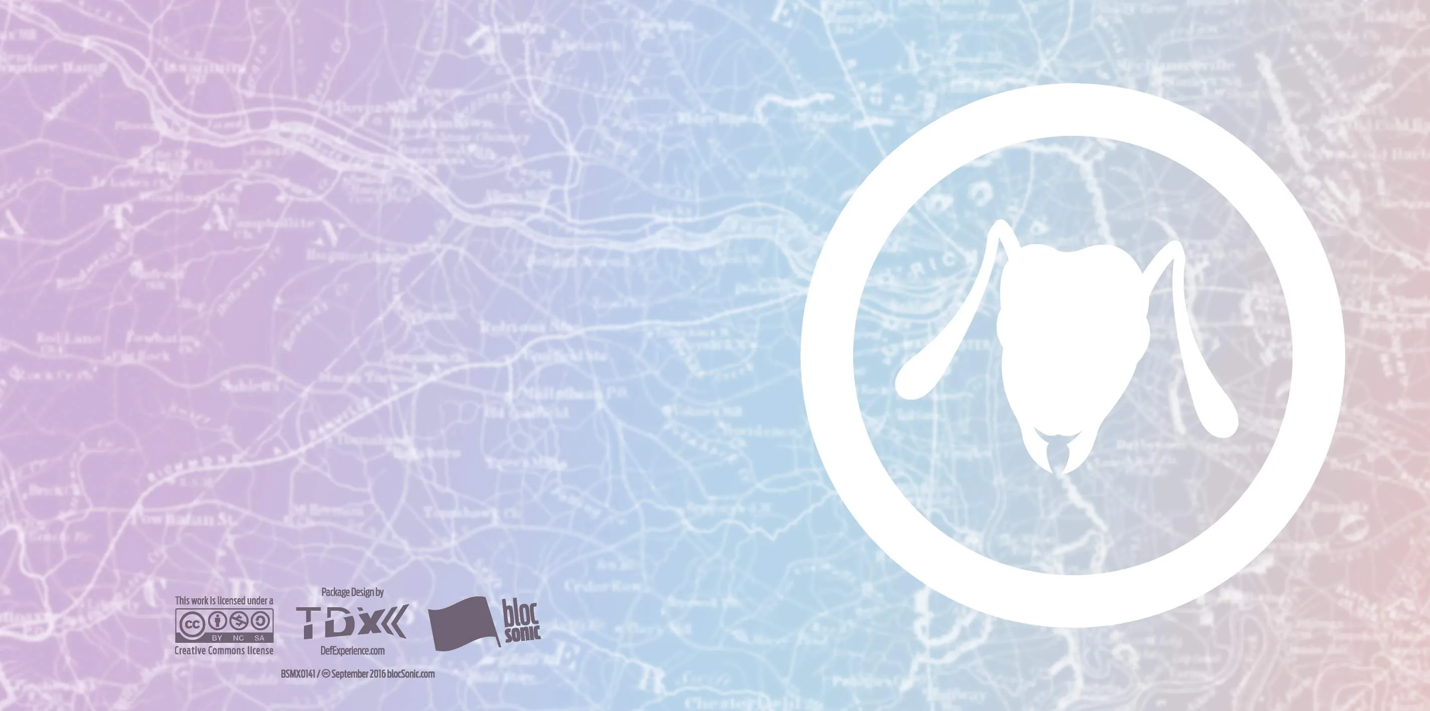 Album insert for “You Are Here: Downtown” by Ant The Symbol