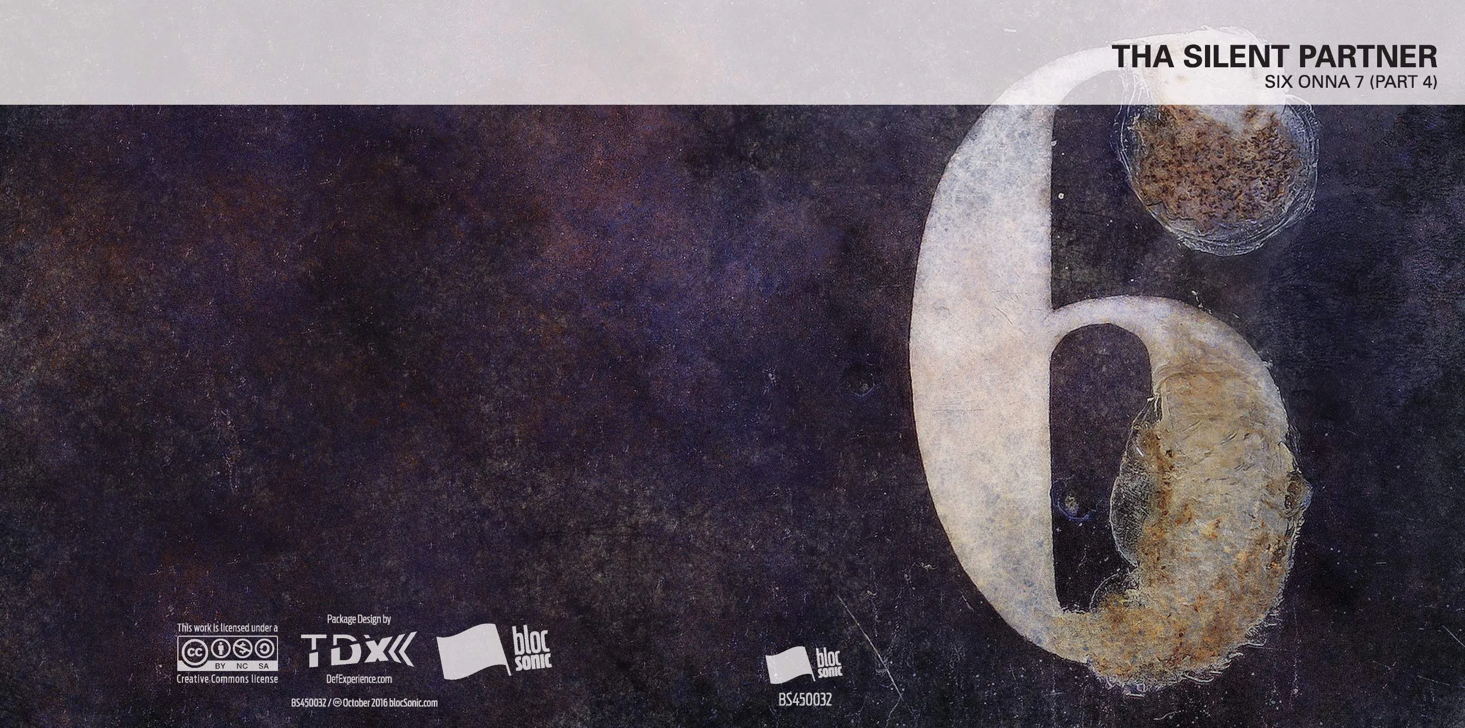 Album insert for “SIX ONNA 7 (Part 4)” by Tha Silent Partner
