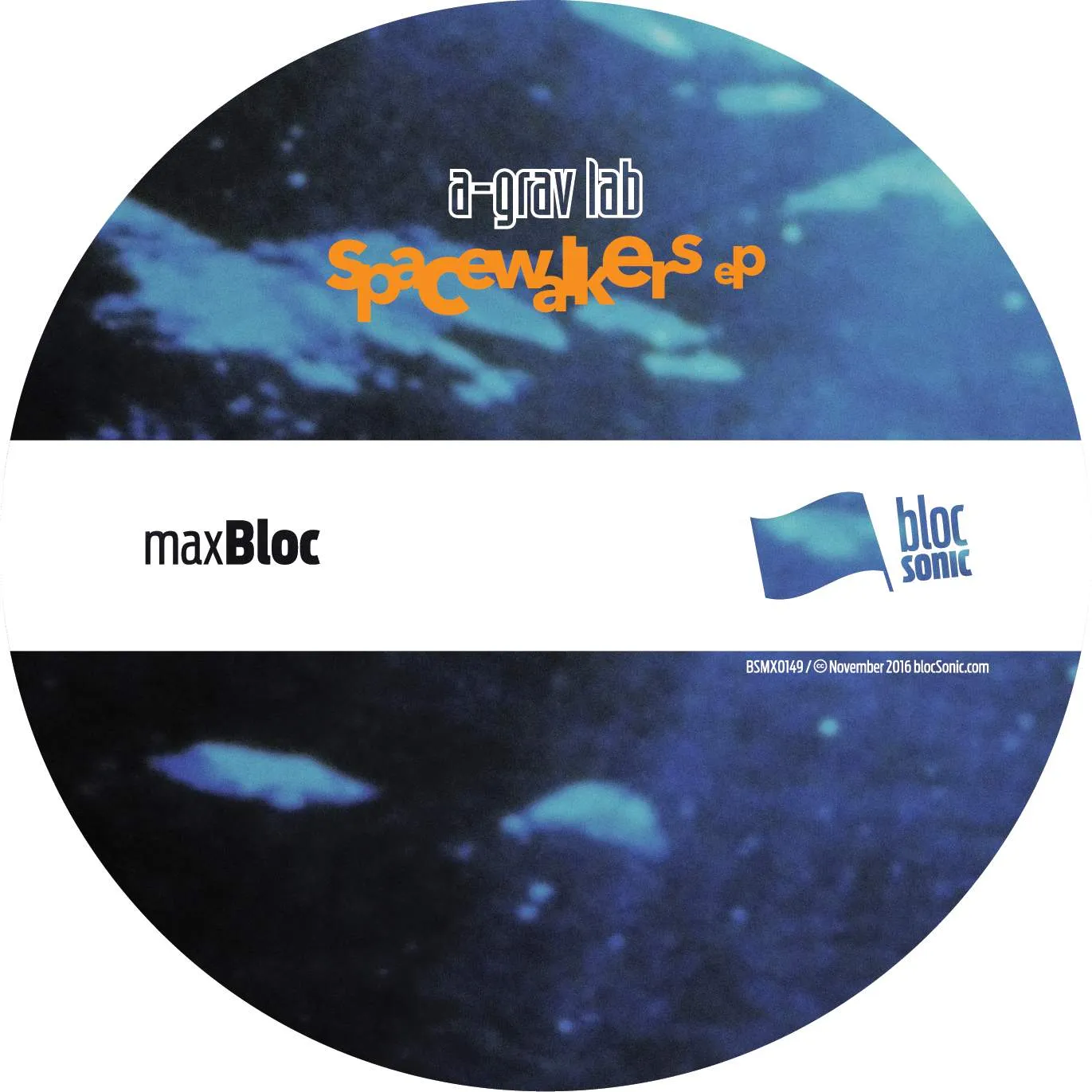 Album disc for “Spacewalkers EP” by A-Grav Lab