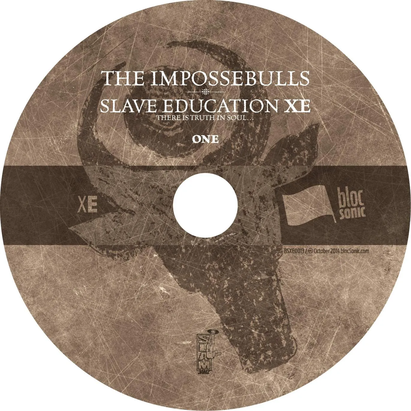 Album disc for “Slave Education XE” by The Impossebulls
