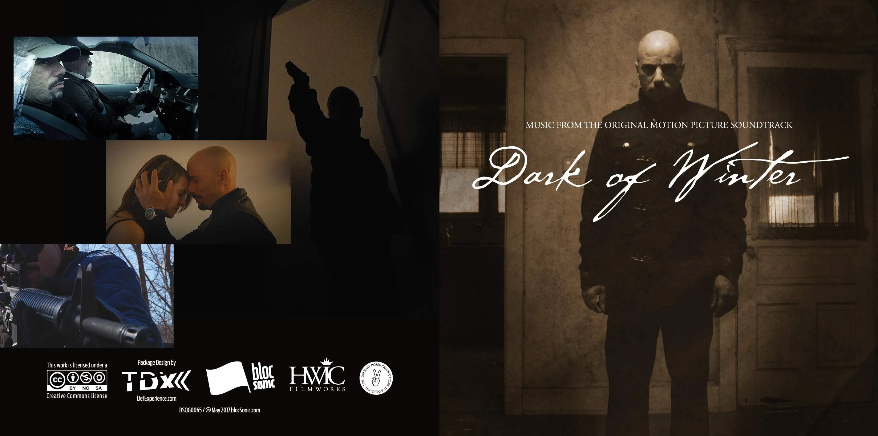 Album insert for “Dark Of Winter: Music From The Original Motion Picture Soundtrack” by Various Artists