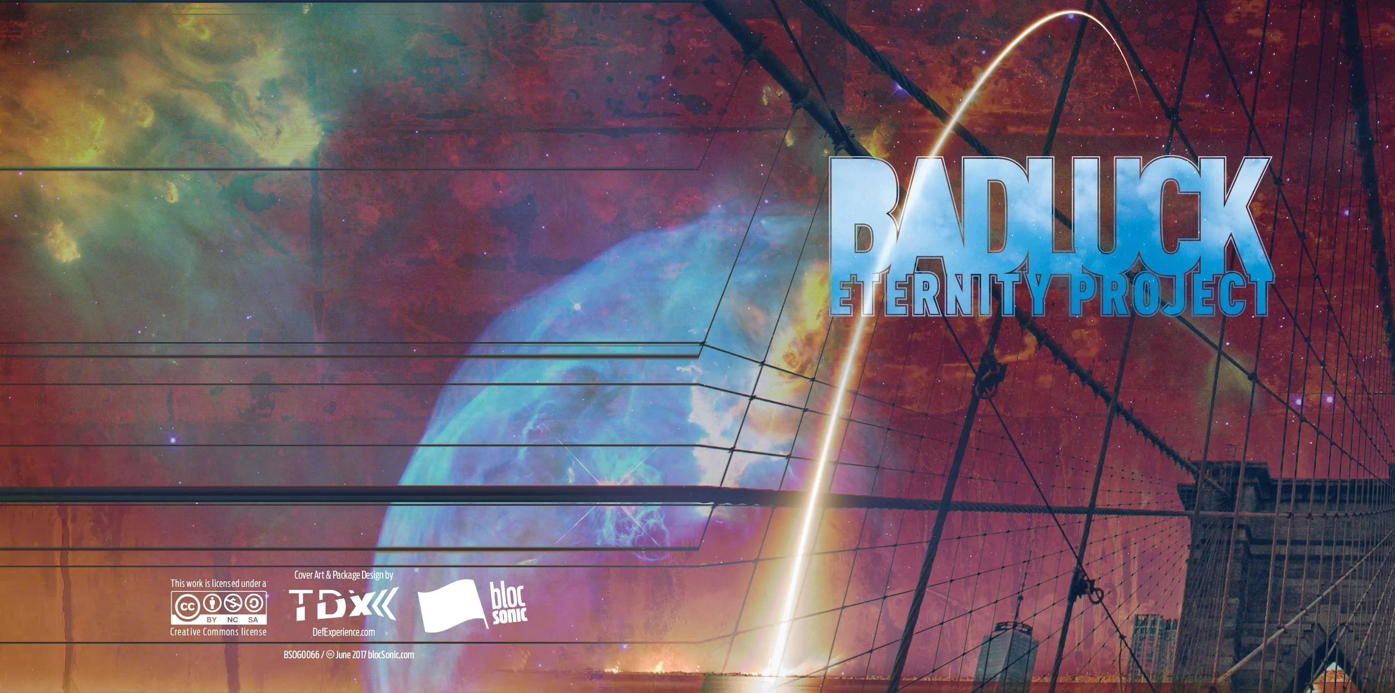 Album insert for “Eternity Project” by BADLUCK