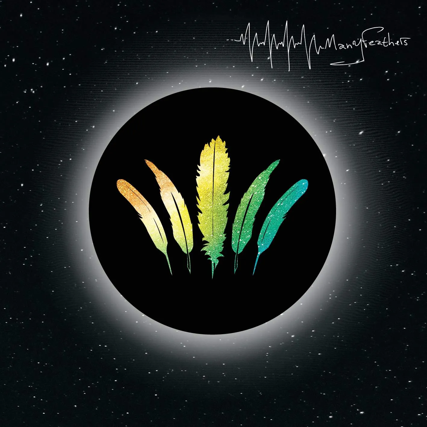 Album cover for “ManyFeathers” by ManyFeathers