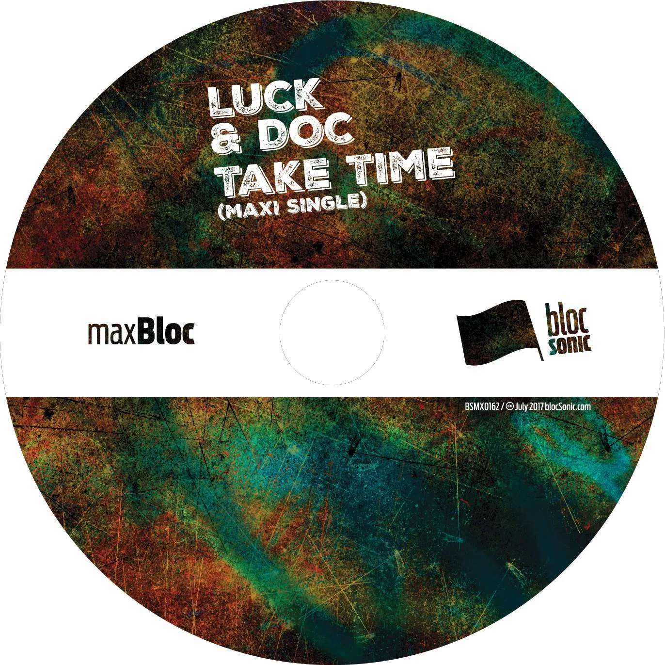 Album disc for “Take Time (Maxi Single)” by Luck &amp; Doc