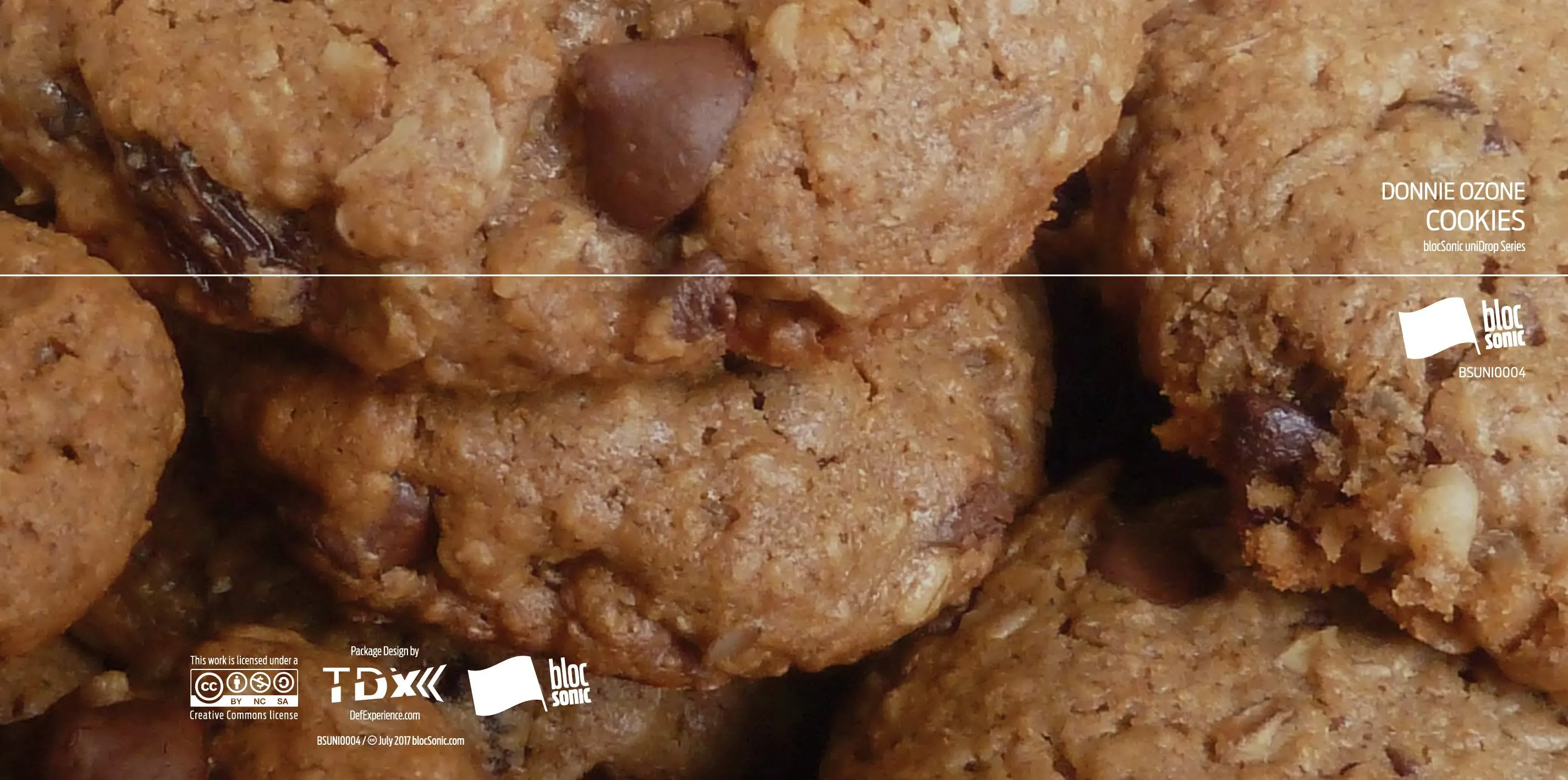 Album insert for “Cookies” by Donnie Ozone