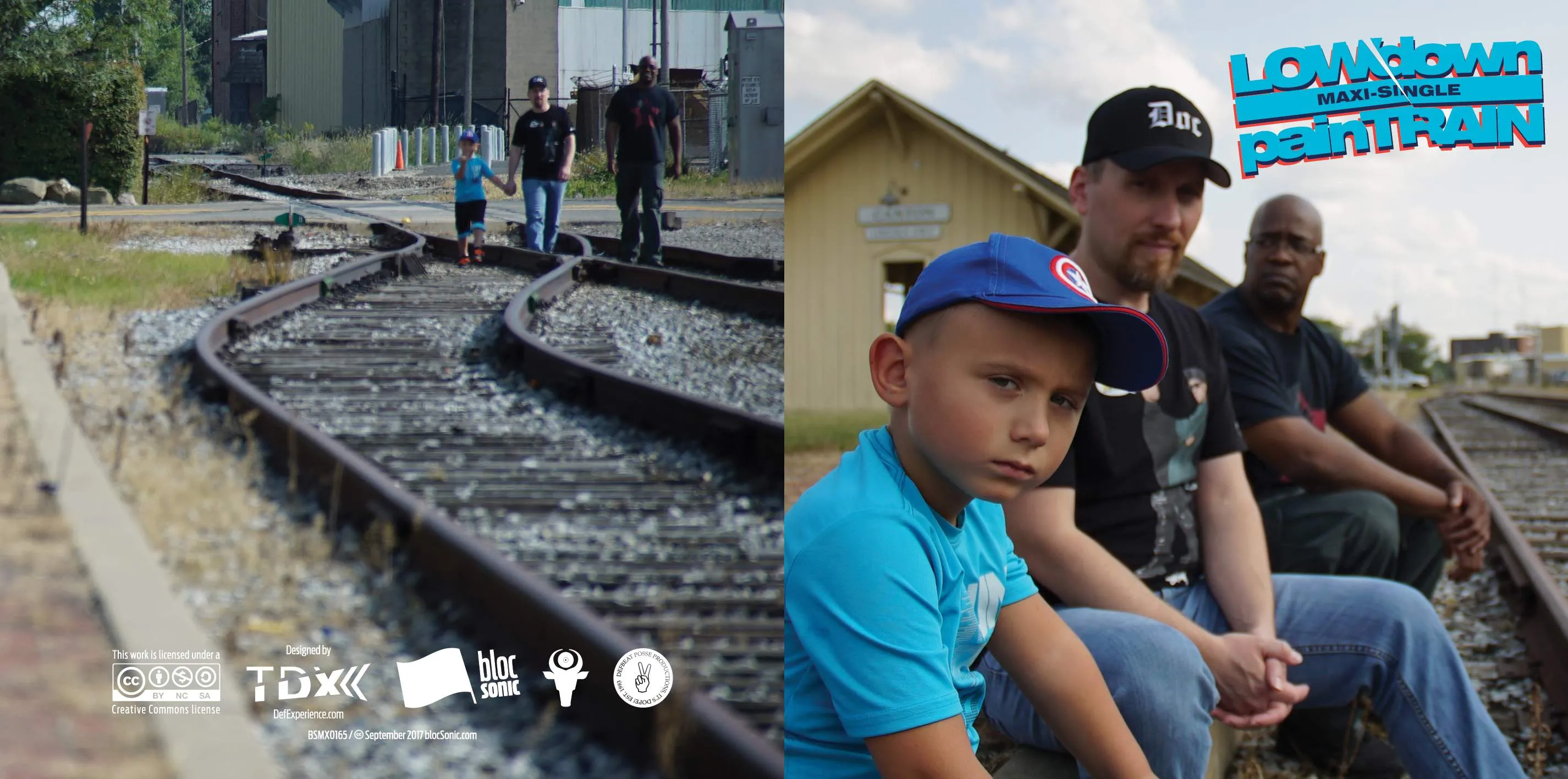 Album insert for “painTRAIN” by LOWdown