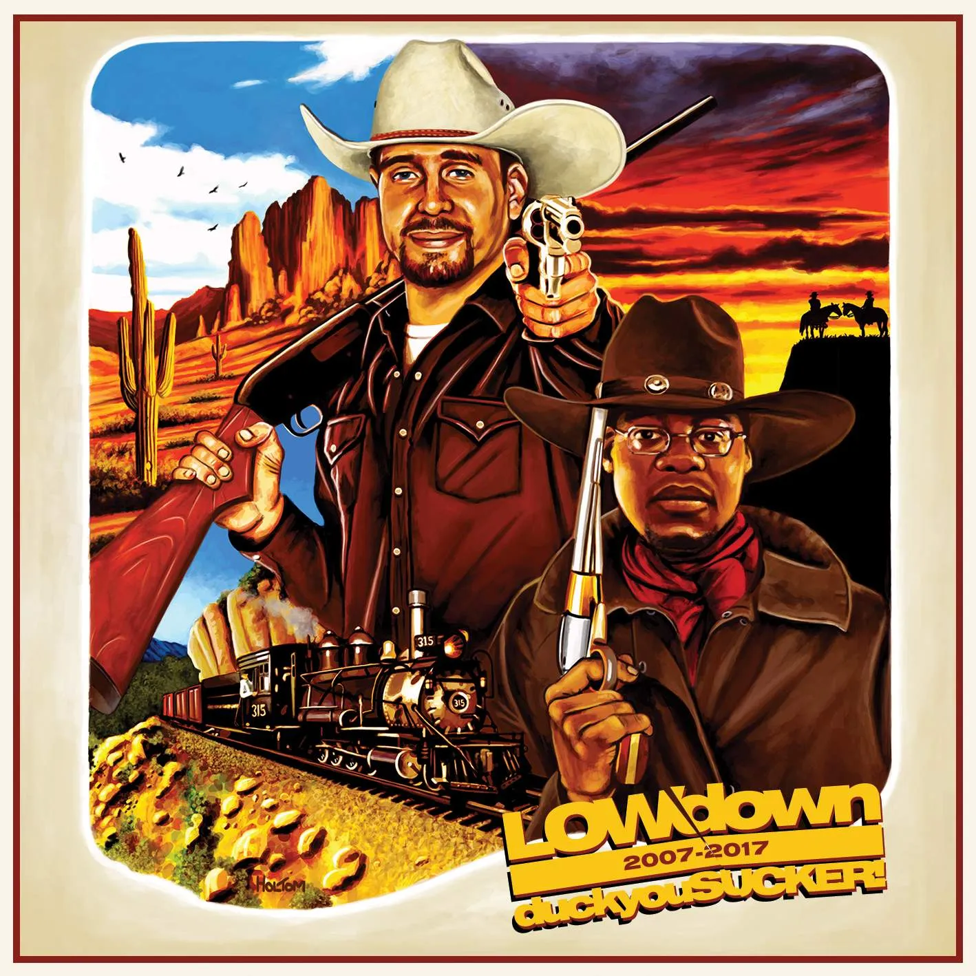 Album cover for “duckyouSUCKER!” by LOWdown