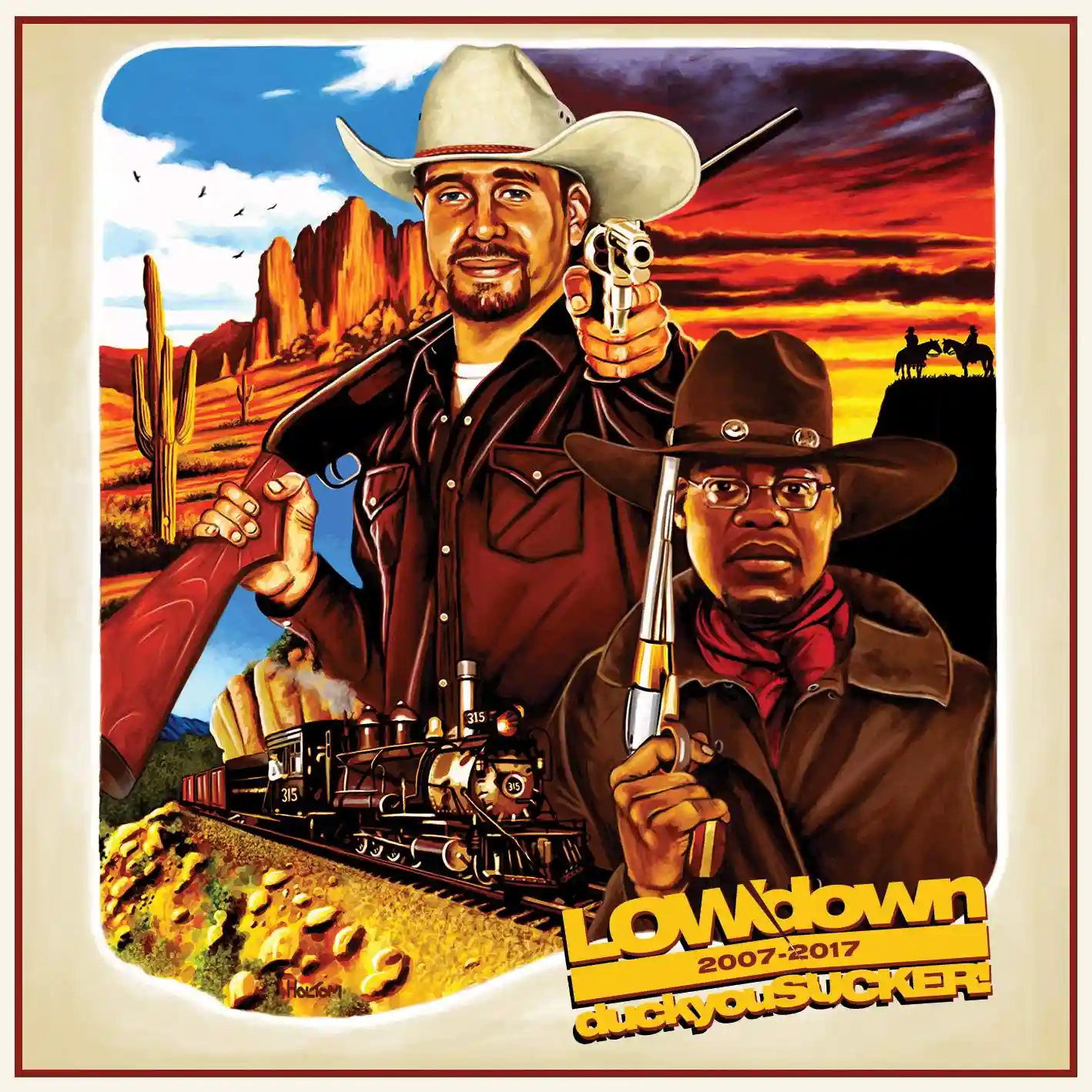 Album cover for “duckyouSUCKER!” by LOWdown